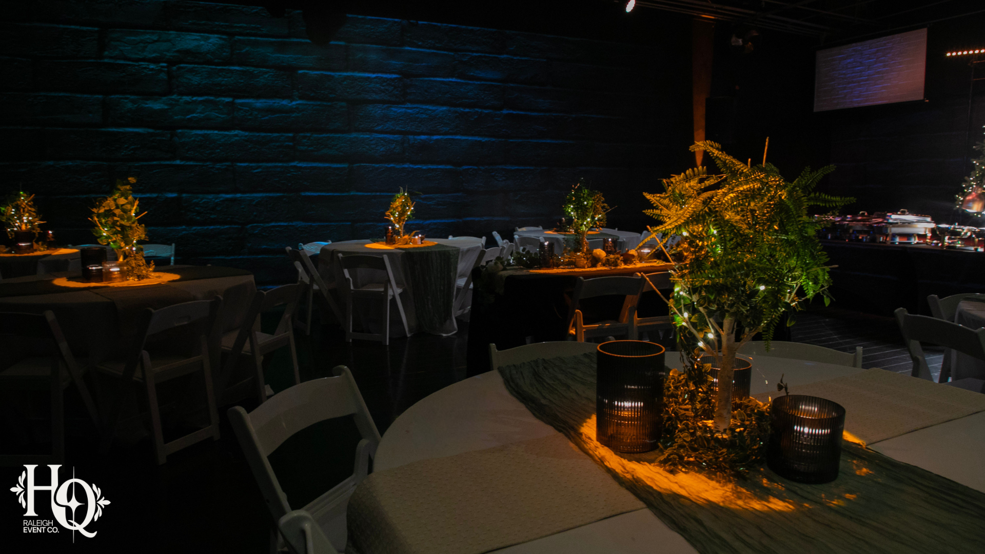 Party lighting at The Portal HQ